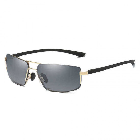 Mens Summer Outdoor UV400 Non-Polarized Frameless Sunglasses Driving Mirrored Glasses Eyewear