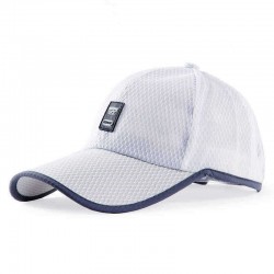 Men's Sunshade Casual Mesh Cap Thin Breathable Baseball Cap Summer Outdoor Fishing Long Sun Hat