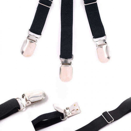 Men's Suspenders Braces For Man Shirt Anti-skid Clip Thigh Ring Garter Belt