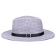 Mens Unisex Mesh British Jazz Sun Hat Outdoor Travel Breathable Sunscreen Fedora Cap