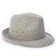 Mens Vintage Crimping Polyester Short Brim Jazz Hat Bucket Hat Beach Cap Travel Breathable Sun Cap