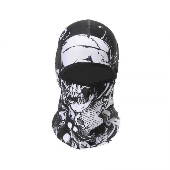 Mens Winter Animal Windproof Sweat Wicking Riding Mask Outdoor Neck Protector Face Mask Cap