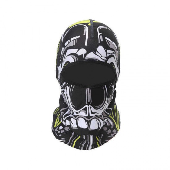 Mens Winter Animal Windproof Sweat Wicking Riding Mask Outdoor Neck Protector Face Mask Cap