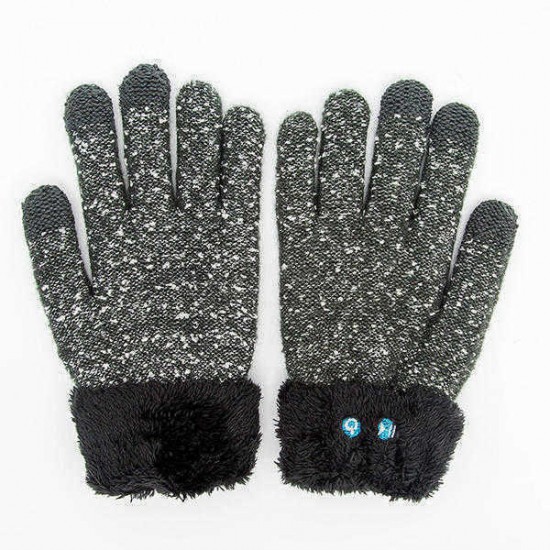 Mens Winter Gloves Wireless bluetooth Touch Screen Mobile Headset With Mic Gloves Speaker