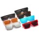 Men's Woman's Multi-color Fshion Driving Glasses Square Retro Frame Sunglasses