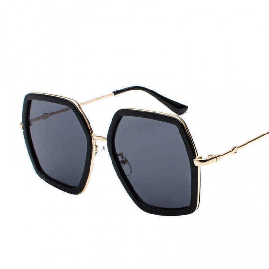 Men's Woman's Multicolor Square Frame Sunglasses Metal Frame Sunglasses