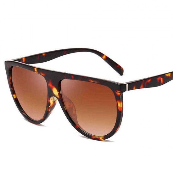 Men's Woman's Retro Sunglasses Fashion Big Circle Round Frame Sunglasses