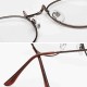 Mens Women Lightweight Round Frame Fake Glasses Outdoor Decoration Non Reading Glasses