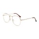 Mens Women Lightweight Round Frame Fake Glasses Outdoor Decoration Non Reading Glasses