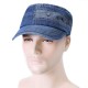 Mens Womens Adjustable Cotton Flat Hats Outdoor Sunscreen Military Army Peaked Dad Cap Top Hat