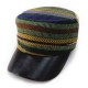 Mens Womens Autumn And Winter Military Style Hat Outdoor Stripe Cadet Army Cap Flat Top Hats