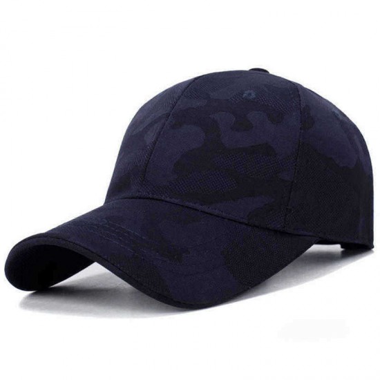 Mens Womens Personalized Camouflage Baseball Cap Outdoor Solid Color Dad Hat Adjustable