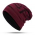 Mens Womens Plus Velvet Thicken Earmuffs Knit Beanie Cap Outdoor Solid Slouchy Ski Skullcap