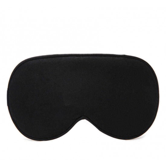 Mens Womens Seide 3D Contoured Eye Mask for Sleeping Shift Work Naps Night Blindfold Eyeshade