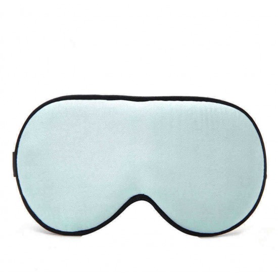 Mens Womens Seide 3D Contoured Eye Mask for Sleeping Shift Work Naps Night Blindfold Eyeshade