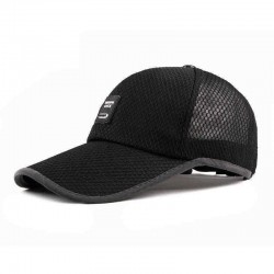 Mens Womens Summer Acrylic Mesh Visor Baseball Cap Outdoor Casual Breathable Adjustable Sports Hat