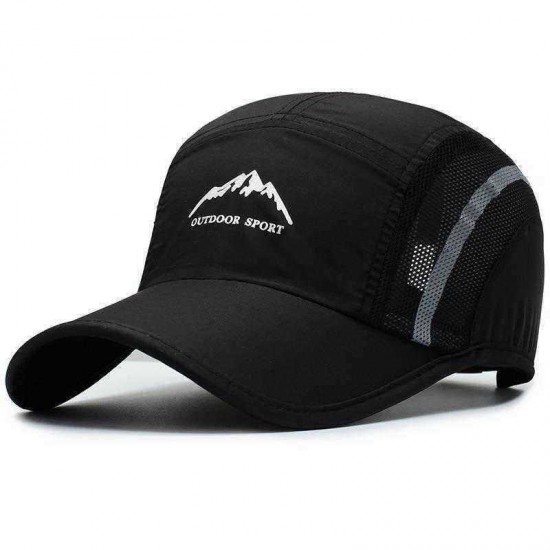 Mens Womens Summer Casual Mesh Breathable Baseball Cap Outdoor Sports Adjustable Sunshade Cap