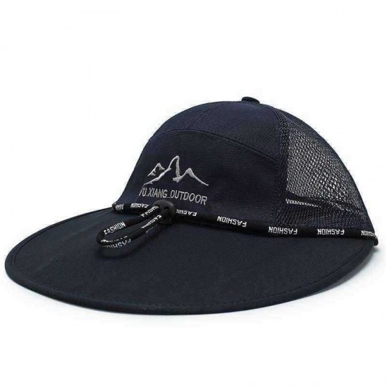 Mens Womens Summer Cotton Sunshade Baseball Hat Outdoor Casual Mesh Breathable Adjustable Cap