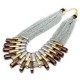 Multilayer Charm Chain Statement Bib Pendant Necklace For Women