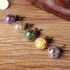 Natural Art Cute Ear Stud Moss Dandelion Lavender Dry Flower Earrings