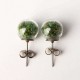 Natural Art Cute Ear Stud Moss Dandelion Lavender Dry Flower Earrings