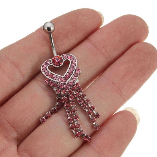 Navel Belly Piercing Ring Women Body Jewelry Decoration