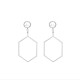 Polygonal Geometry Hollow Artificial Pearl Women Earrings