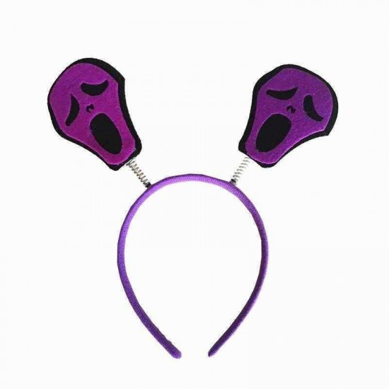 Pumpkin Witch Skull Devil Bat Wings Hair Band Halloween Costume Party Gothic Headbrand for Kid