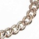 Punk Gold Plated Long Chain Chunky Statement Necklace Jewelry