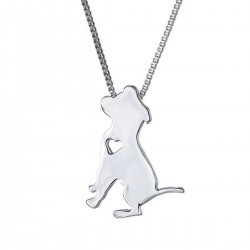 Puppy Dog Cute Lovely Animal Charm Friends Necklace Chain Jewelry