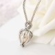 Retro Artificial Pearl Necklace Unique Hollow Openable Lantern Pendant Chain Jewelry for Men Women