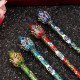 Retro Cloisonne Hairpin Elegant Chinese Style Lotus Flower Hair Accessories Best Gift for Women