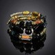 Retro Multi Layer Beaded Bracelet Agate Stone Winding Bracelet For Women Ethnic Jewelry