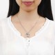 Retro Pearl Necklace Cute Bowknot Butterfly Charm Openable Hollow Ball Pendant Chain Women Jewelry