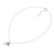 Retro Pearl Necklace Cute Fashion High Polished Dolphin Pendant Chain Jewelry for Women Men Gift