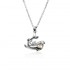 Retro Pearl Necklace Exquisite Cool High Polished Shark Pendant Chain Jewelry for Men Women Gift