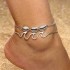 Retro Style Wave Spray Anklet Sliver Alloy Shell Anklets For Women Jewelry