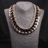 Rhinestone Woven Rope Thick Chain Collar Choker Statement Necklace