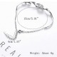 S925 Silver Elegant Chain Bracelets White Gold Plum Blossom Plant Bracelet Fashion Jewelry for Women