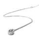 S925 Sterling Silver Short Zircon Crystal Simple Chain Sweet Clavicle Necklaces