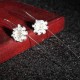 S925 Vintage Sterling Silver Lotus Women Earrings