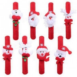 Santa Claus Snowman Deer Circle Wrist Christmas Bracelets