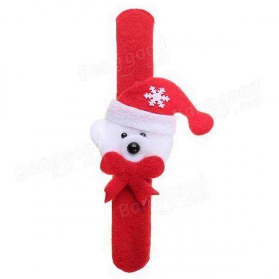 Santa Claus Snowman Deer Circle Wrist Christmas Bracelets