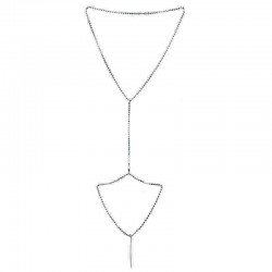 Sexy Simple Silver Plated Leg Chain Thigh Chain Beach Jewelry