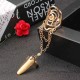 Silver Gold Hollow Rose Ring Alloy Rhinestone Nail Ring Jewelry for Women