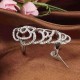 Silver Gold Plated Crystal Rhinestone Flower Hollow Joint Knuckle Ring