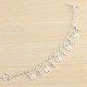 Silver Plated Shoes Bags Chain Pendant Bracelet Women Jewelry