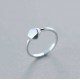 Simple Alloy Diamond Stars Plane Adjustable Rings for Women