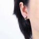 Simple Star Ear Stud Earring Dazzling Cubic Zirconia Star Crystal Piercing Earrings for Women