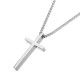 Simple Style Stainless Steel Cross Pendants Necklace For Women Delicate Necklaces